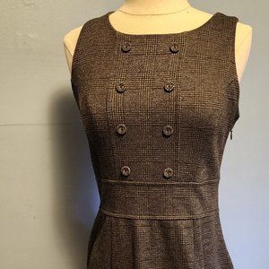 Mid length plaid dress